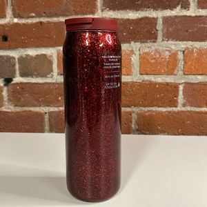 STARBUCKS | Holiday 2023 Red Crystal Stained Glass SS Water Bottle Tumbler